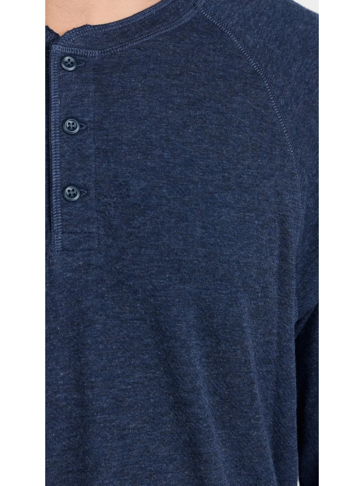 Faherty 長袖ヘンリーネックシャツ - 画像6