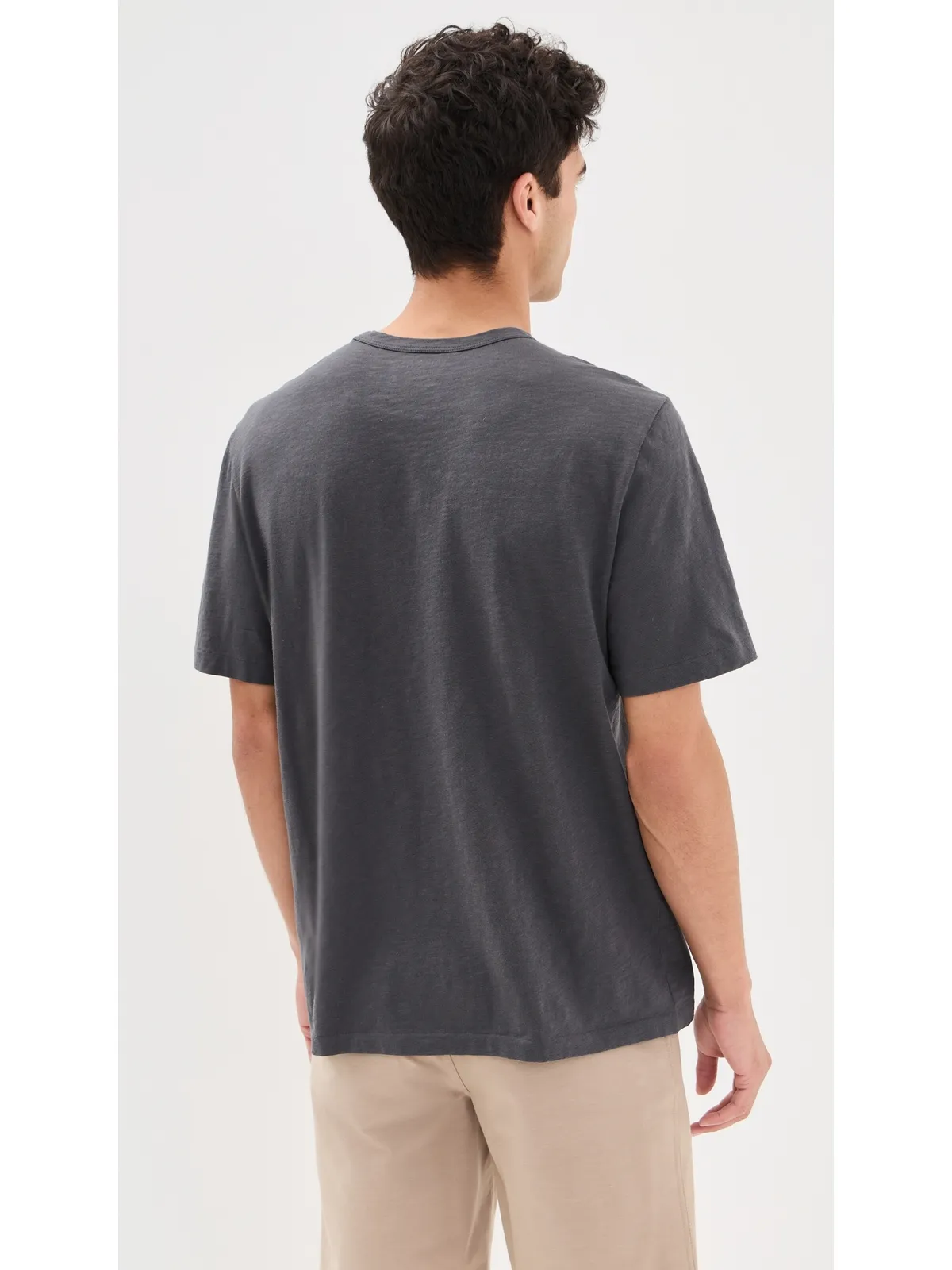 Faherty サンウォッシュド ポケットTシャツ グラファイト - 画像3