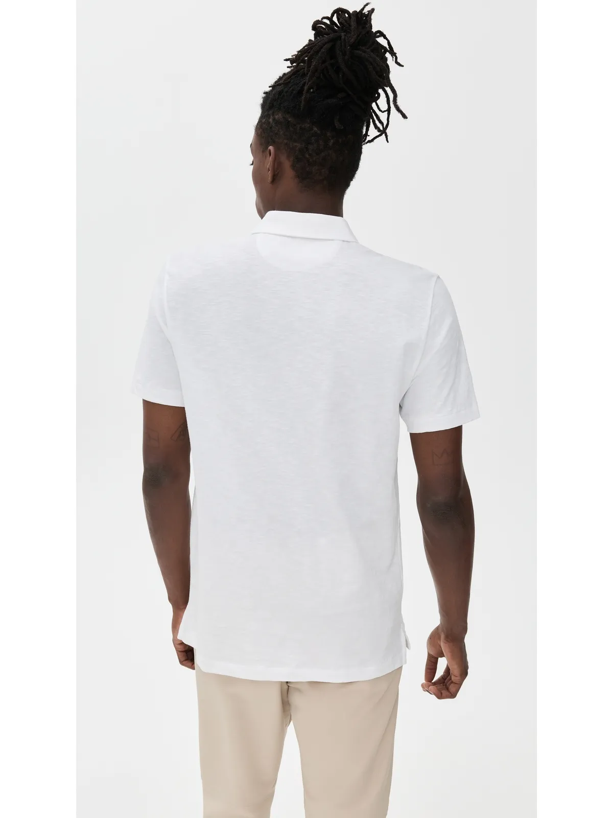 Faherty サンウォッシュドTシャツ ポロ - 画像3