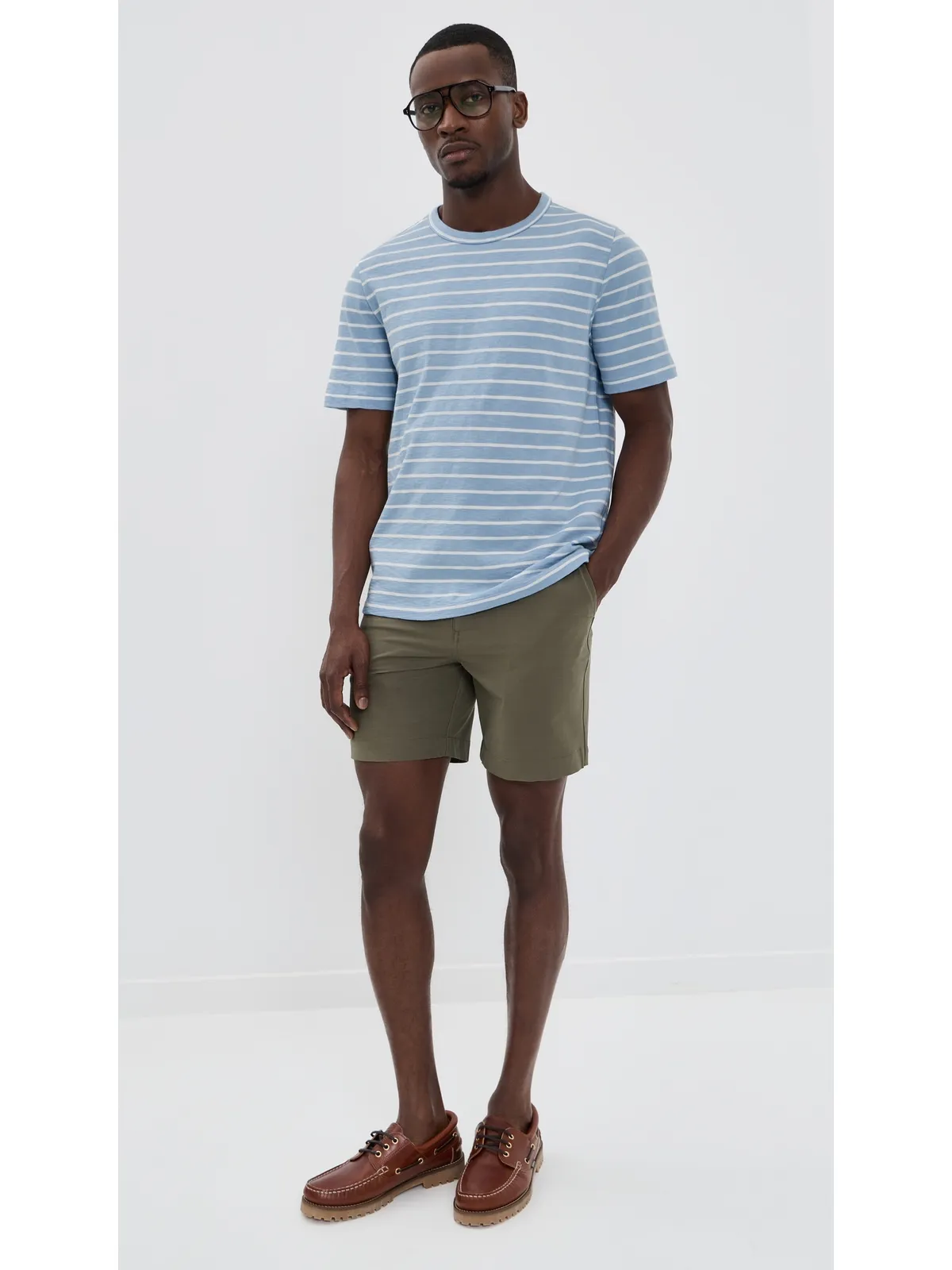 Faherty サンウォッシュドTシャツ Bermuda Sail Stripe - 画像5