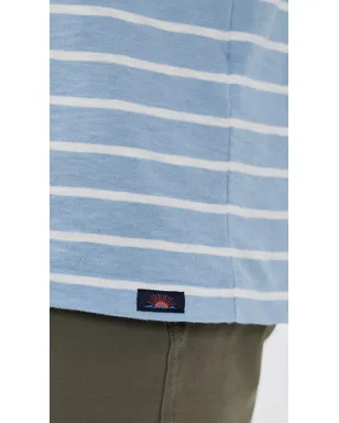 Faherty サンウォッシュドTシャツ Bermuda Sail Stripe - サムネイル6