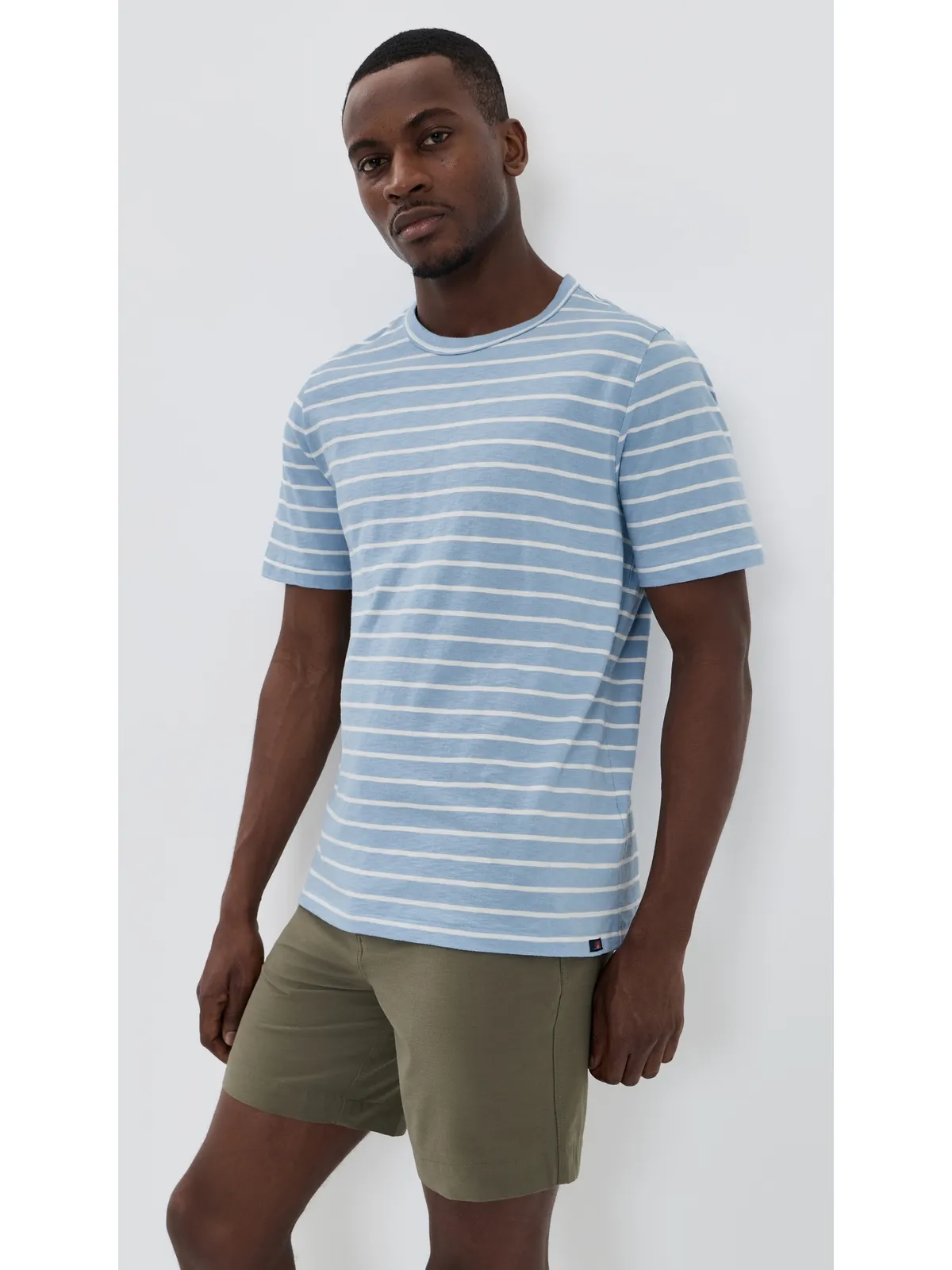 Faherty サンウォッシュドTシャツ Bermuda Sail Stripe - 画像2