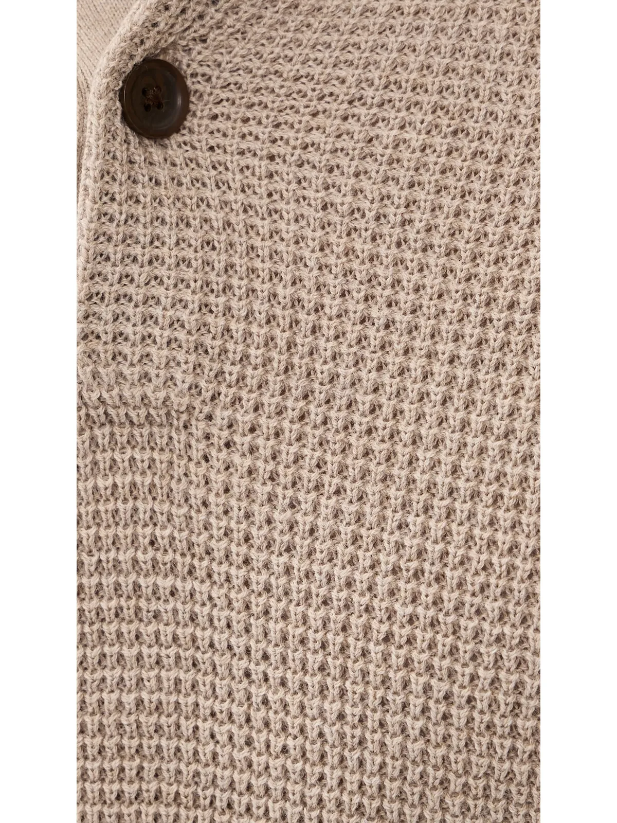 Faherty 長袖サンウォッシュドポロセーター ナチュラル - 画像6