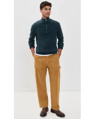 Faherty サンウォッシュド・クォータージップセーター - サムネイル5