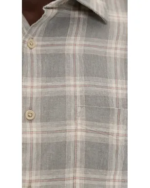 Faherty Palmetto シャツ Shore Sage Plaid - サムネイル6