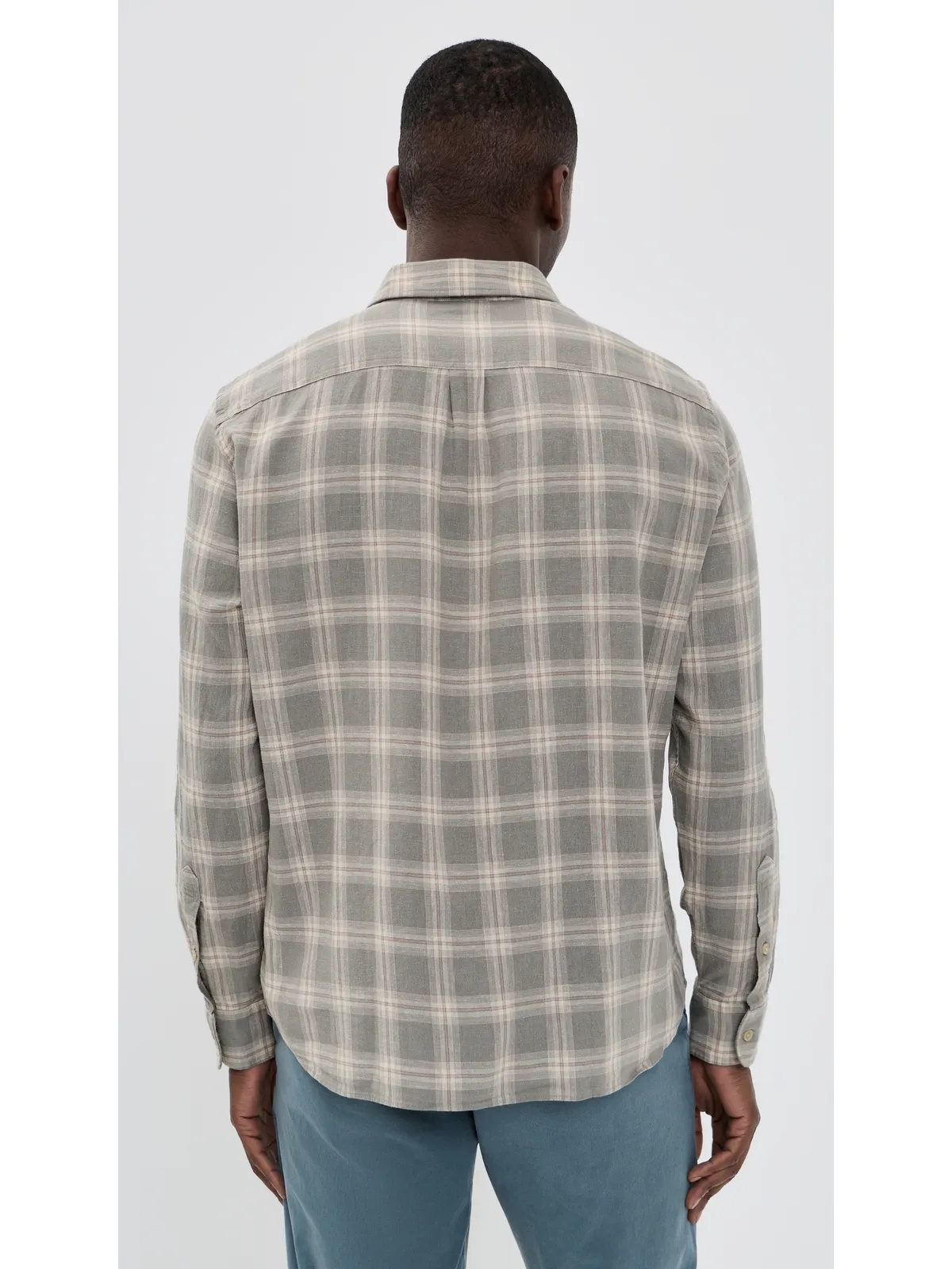 Faherty Palmetto シャツ Shore Sage Plaid - 画像3