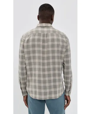 Faherty Palmetto シャツ Shore Sage Plaid - サムネイル3
