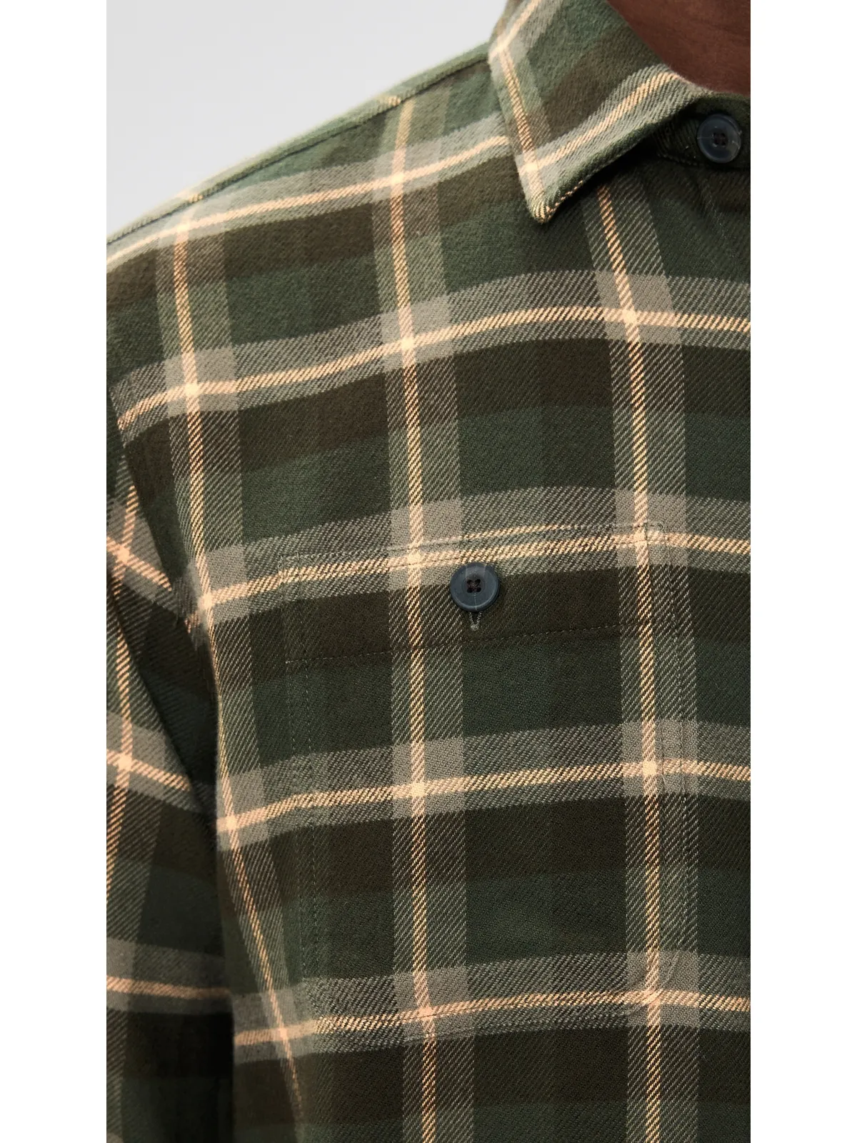 Faherty Nazare フランネル シャツ グリーン・チェック - 画像6
