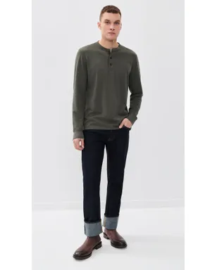 Faherty ロングスリーブ ワッフル ヘンリー - サムネイル5