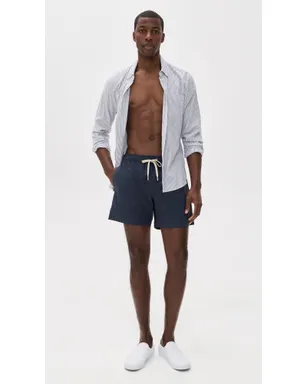 Faherty All Day 6 Swim Trunks Blue Nights - サムネイル5