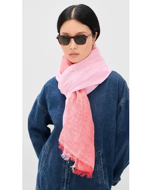 Faherty カラーブロック・ロングスカーフ - サムネイル3