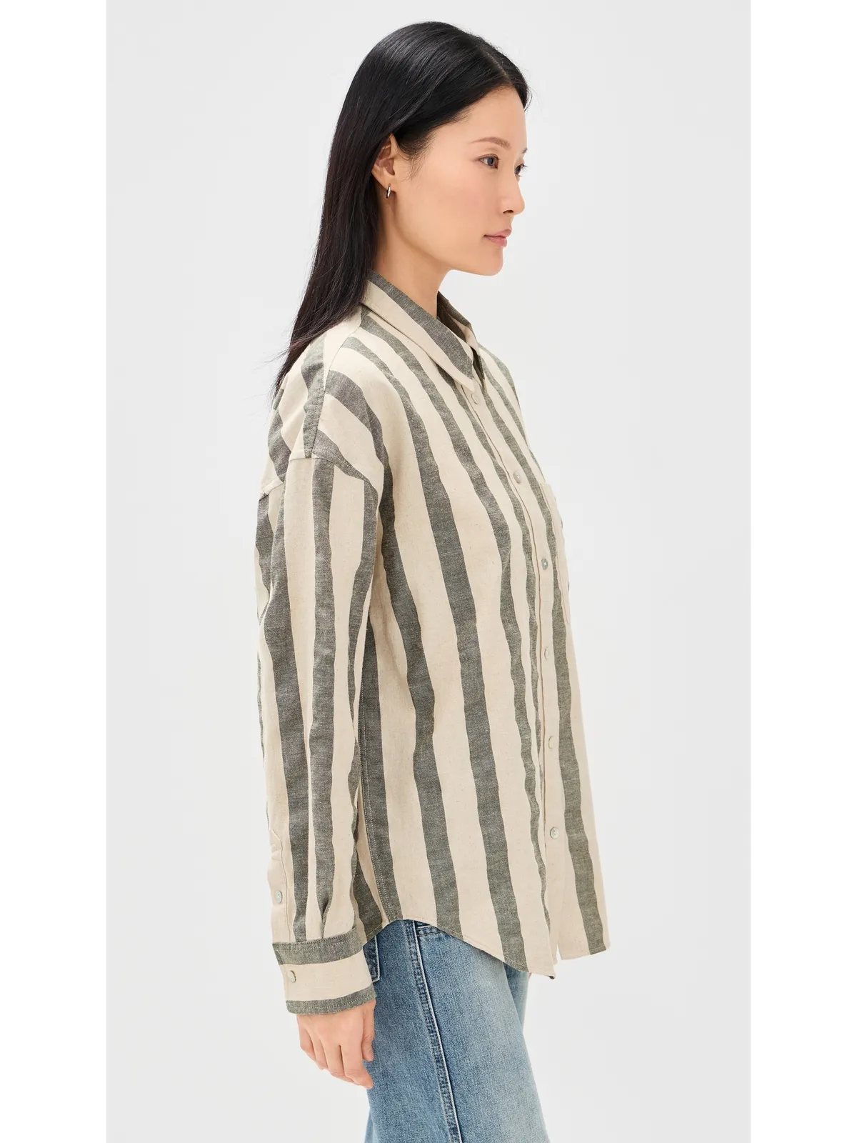 Faherty ストライプシャツ Pine Bay Stripe - 画像4