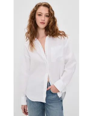Faherty Laguna Linen Relaxed Shirt - サムネイル2