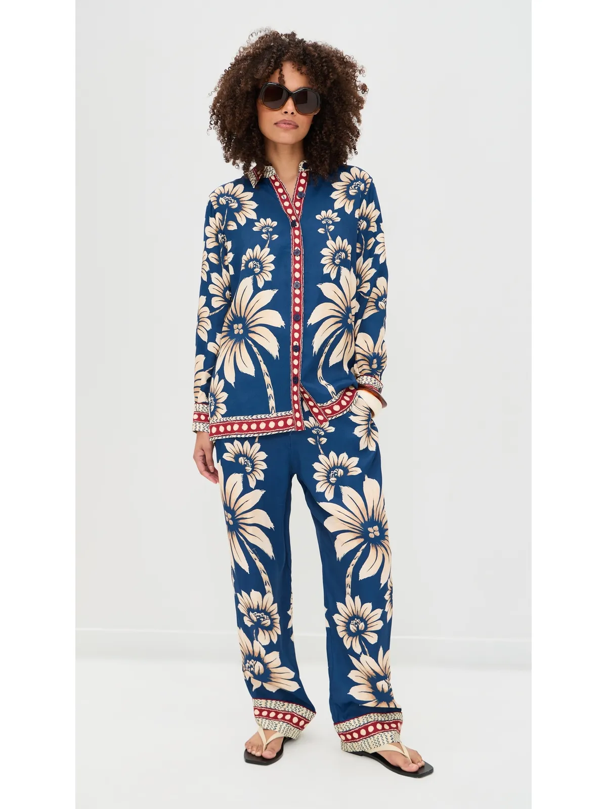 FARM Rio Luna Pajama Shirt Luna Blue - 画像5