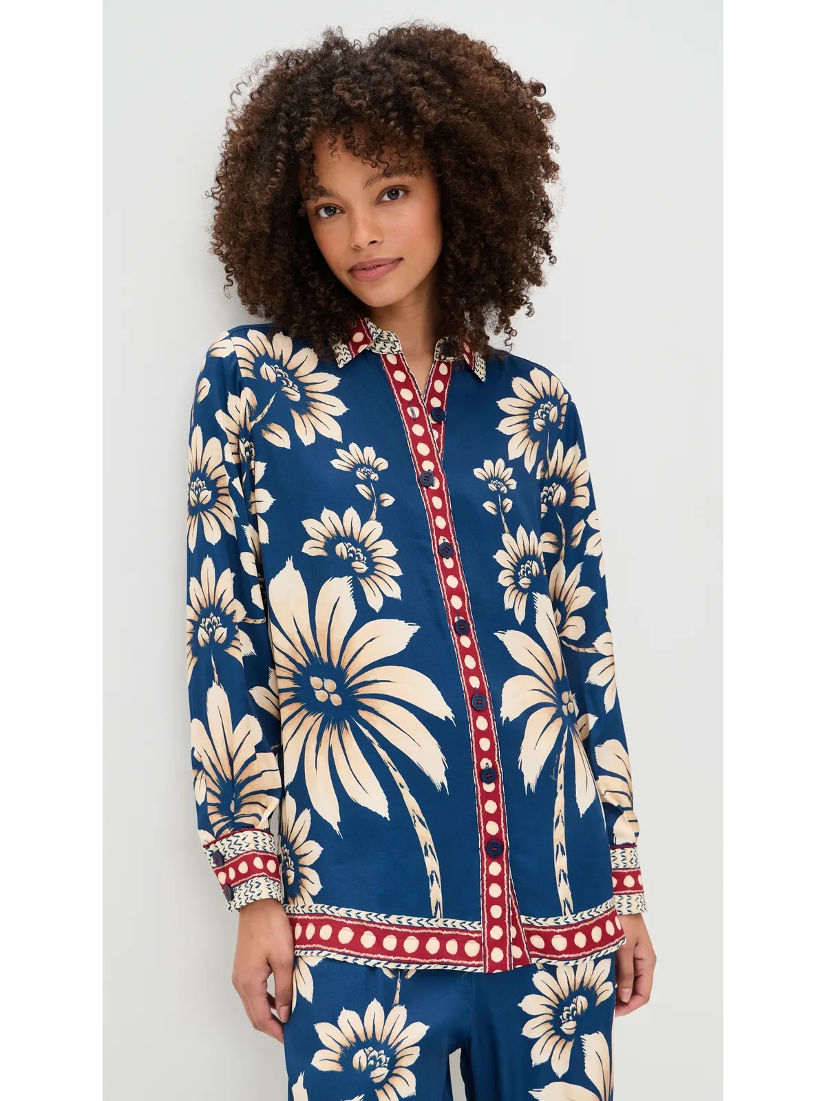 FARM Rio Luna Pajama Shirt Luna Blue - 画像2
