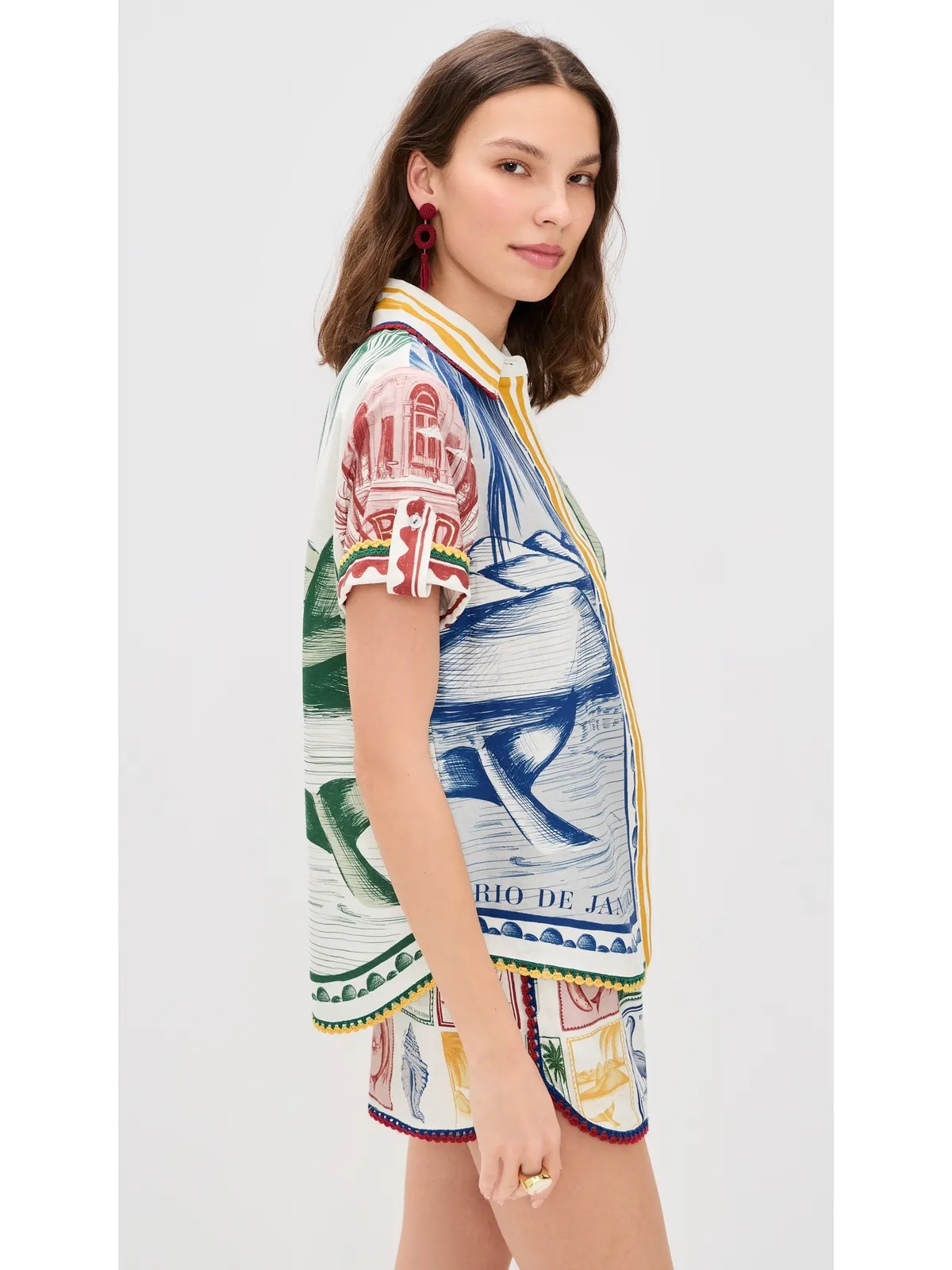 FARM Rio Brasil Vintage Off-White ブラウス - 画像4