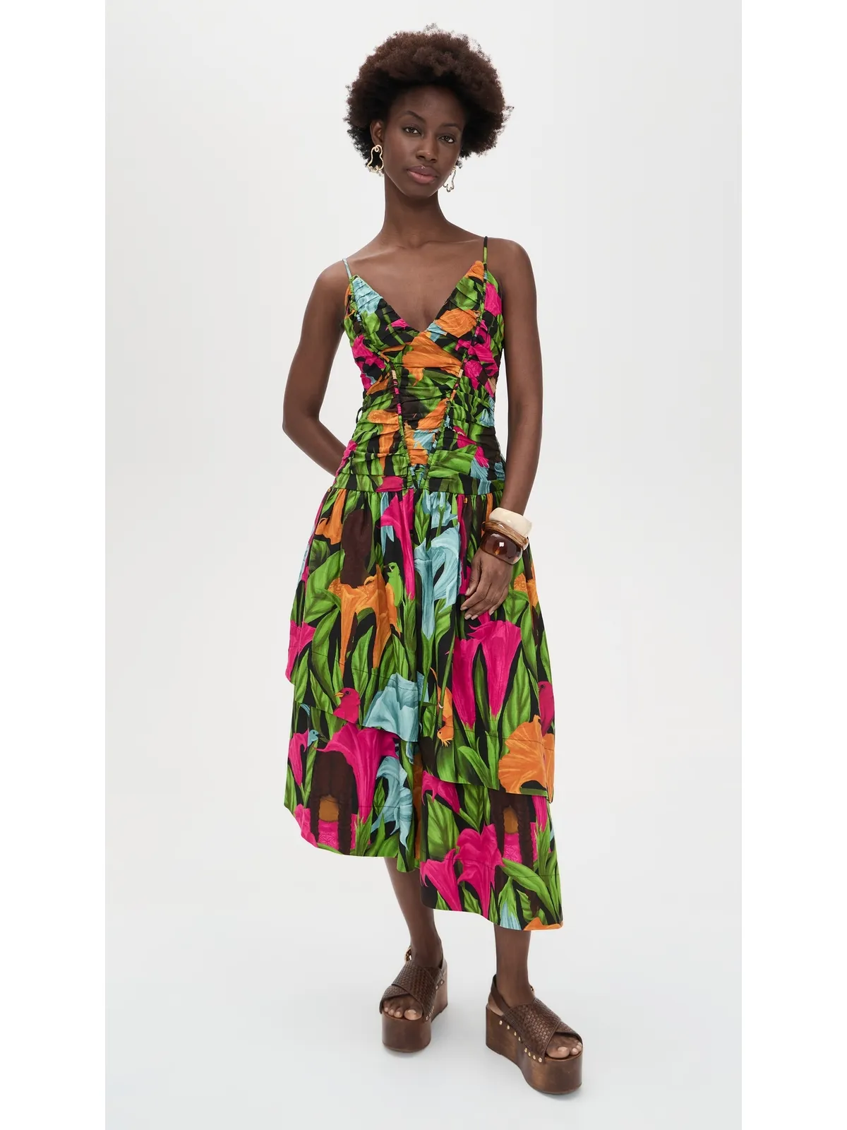FARM Rio Mujeres y Flores ドレス - 画像5