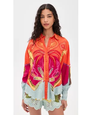 FARM Rio Usiacuri Richelieu Shirt - サムネイル2