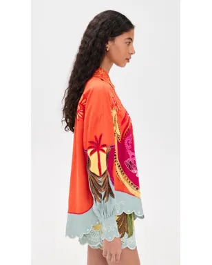 FARM Rio Usiacuri Richelieu Shirt - サムネイル4