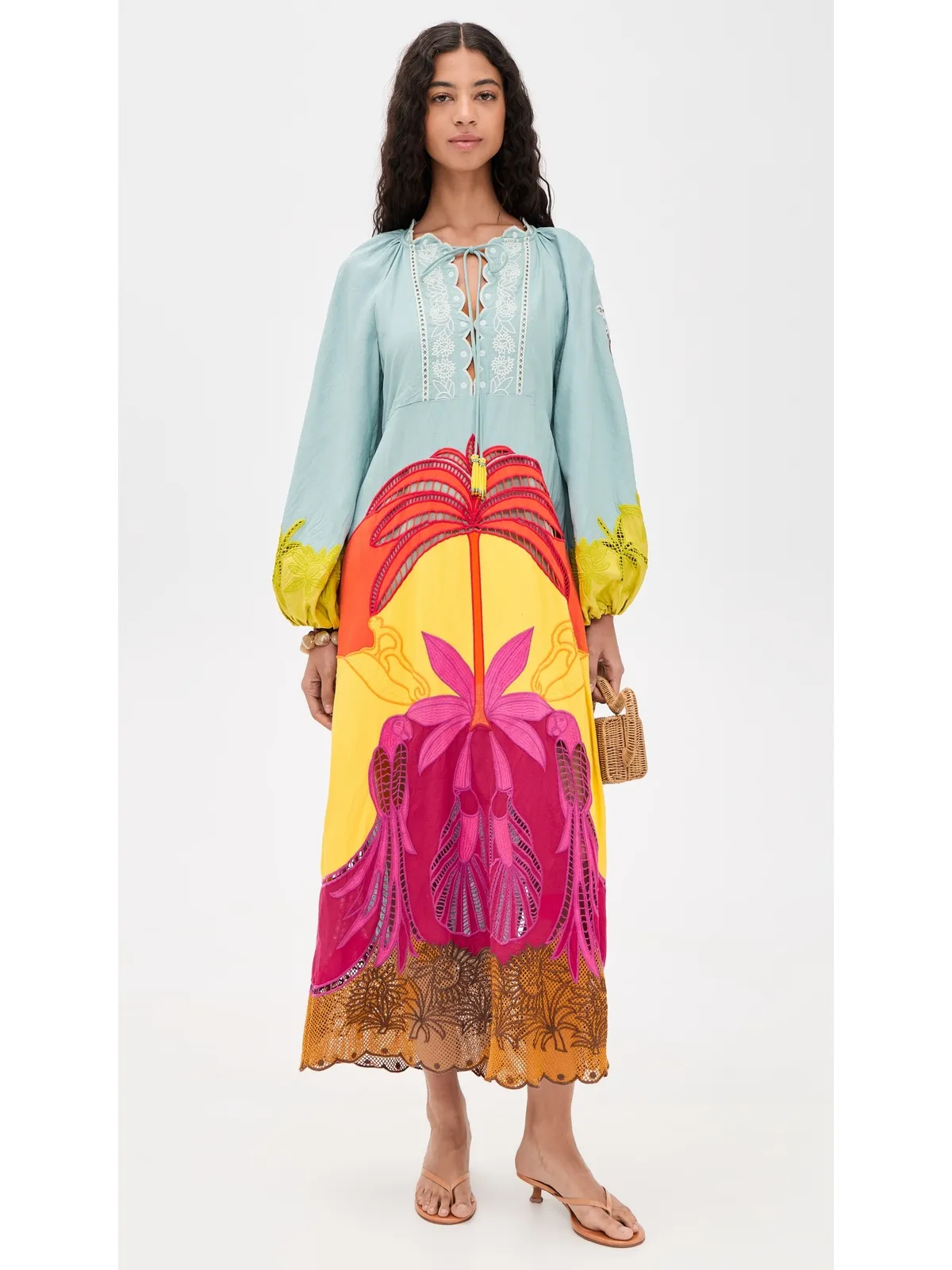 FARM Rio Usiacuri Multicolor Richelieu Maxi Dress - 画像5