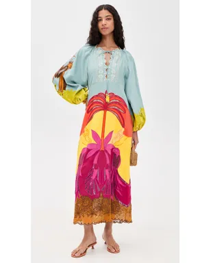 FARM Rio Usiacuri Multicolor Richelieu Maxi Dress - サムネイル2