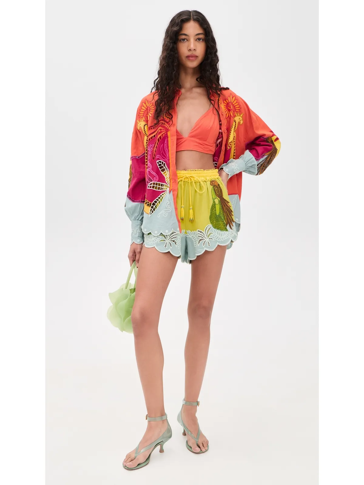 FARM Rio Usiacuri Richelieu Shorts Usiacuri Multicolor - 画像5