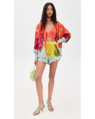 FARM Rio Usiacuri Richelieu Shorts Usiacuri Multicolor - サムネイル5
