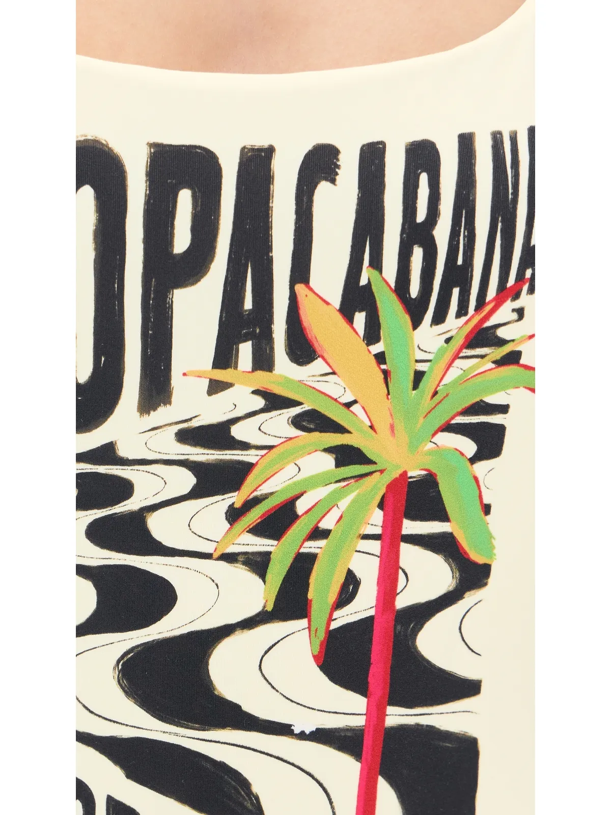 FARM Rio Copacabana Beach オフホワイト ワンピース水着 - 画像6