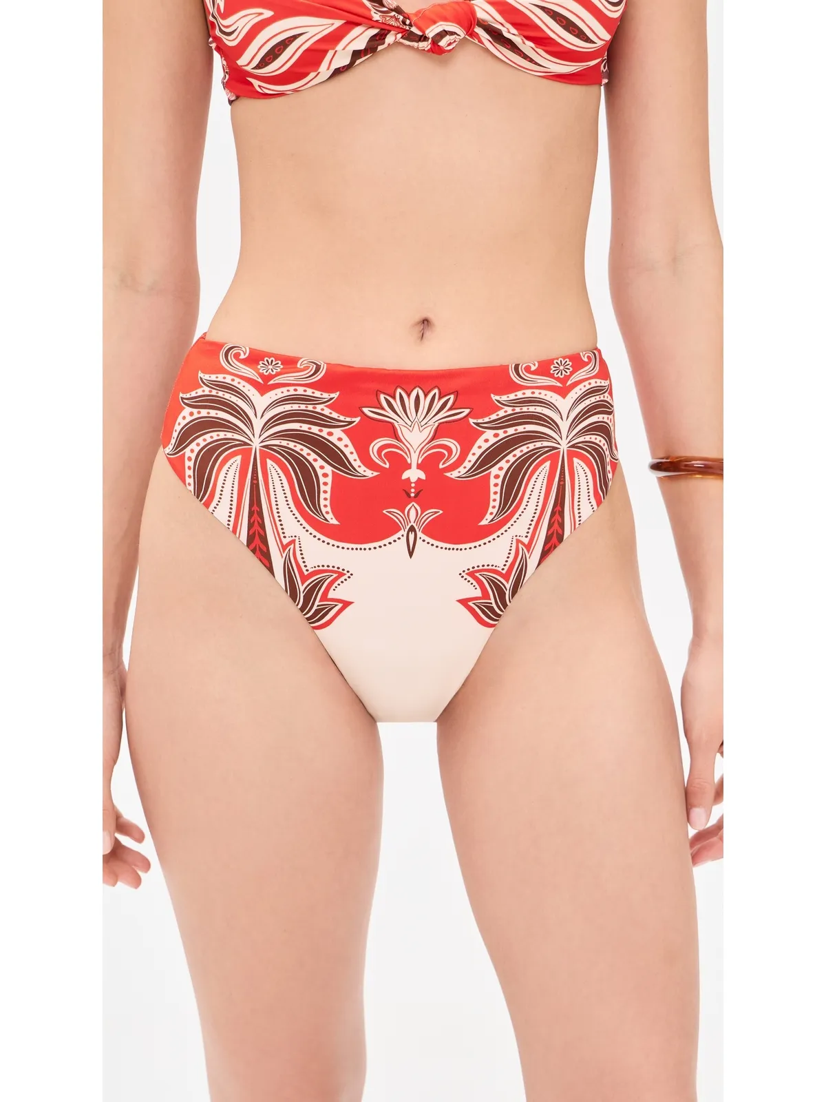FARM Rio Ainika Garden Red Hot Bikini Bottoms - 画像2
