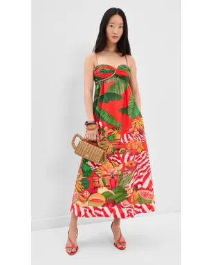 FARM Rio フルーツトロリーマキシドレス レッド - サムネイル5