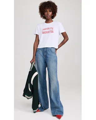 Favorite Daughter クロップド・カレッジTシャツ - サムネイル5