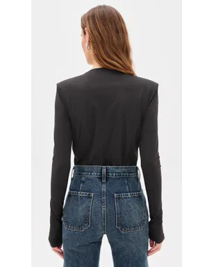 Favorite Daughter The Slinky Date Thong Bodysuit - サムネイル3