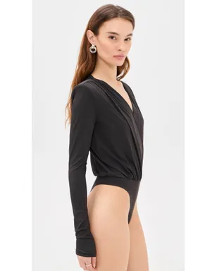 Favorite Daughter The Slinky Date Thong Bodysuit - サムネイル4