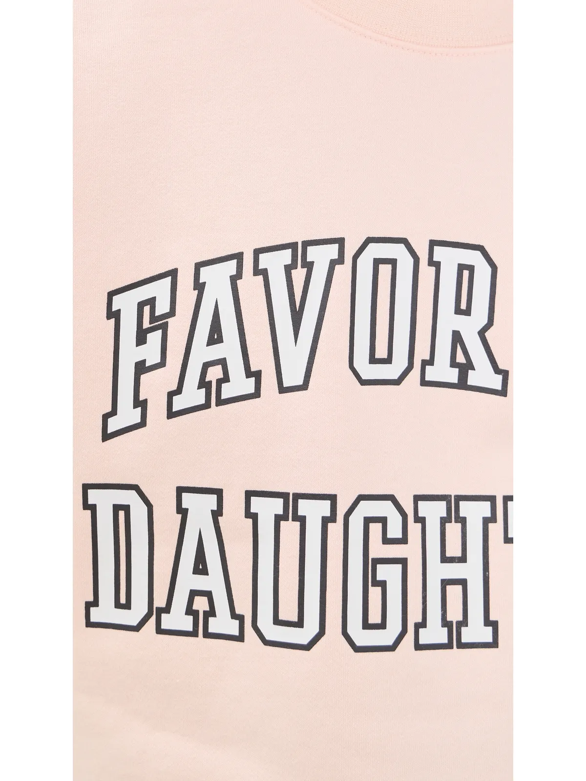 Favorite Daughter クロップド・カレッジ・スウェットシャツ - 画像6