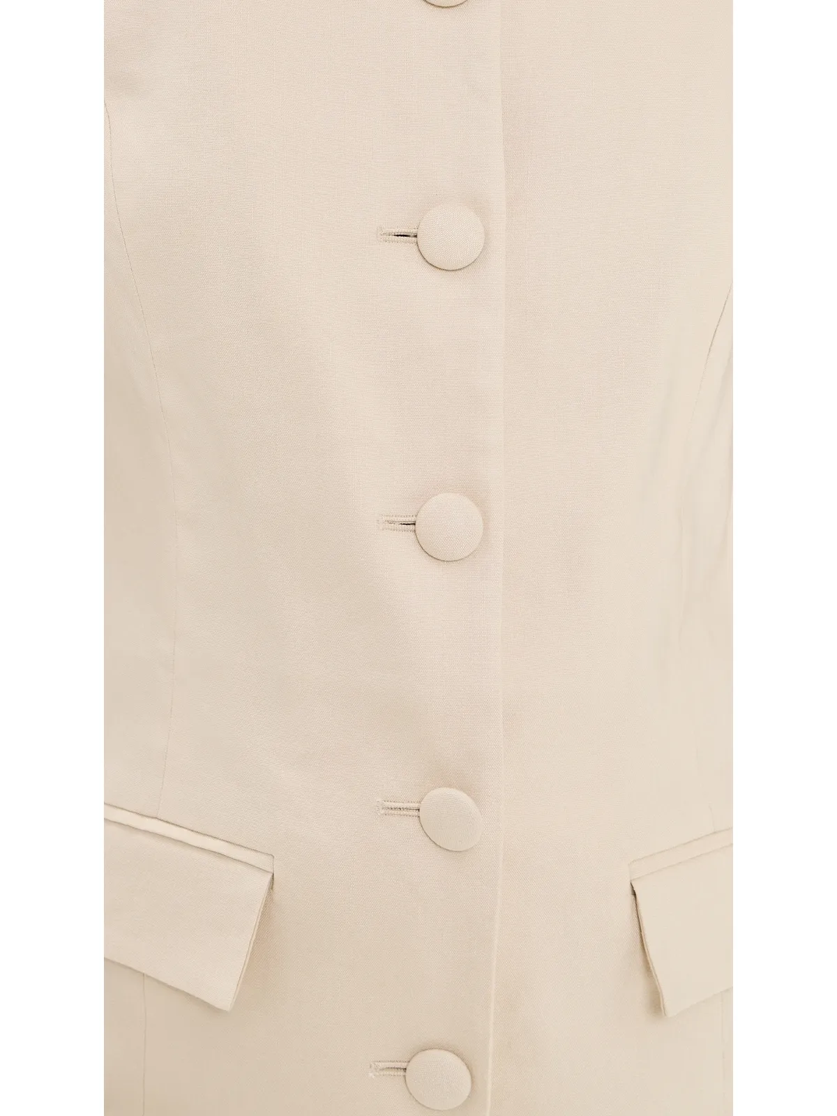 Favorite Daughter Cece Linen Dress Light Khaki - 画像6