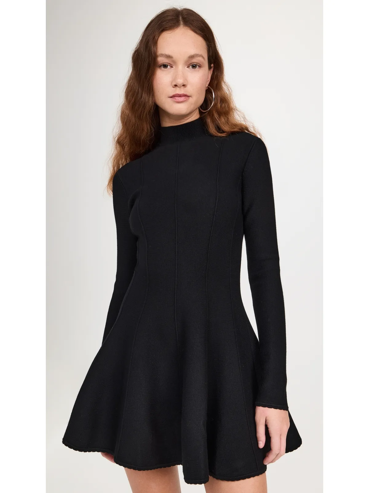 Fleur du Mal フルール・デュ・マル ニット長袖コルセットドレス - 画像2