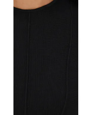 Fleur du Mal ドロップドウェスト ニット コルセット ドレス - サムネイル6