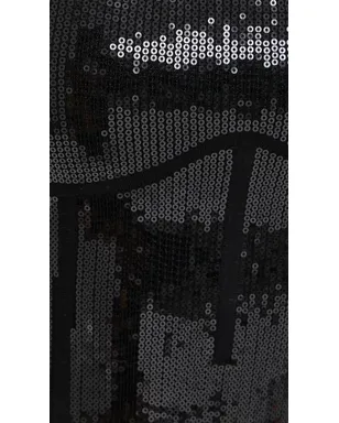 Fleur du Mal スパンコールニット コルセット ミディドレス ブラック - サムネイル6
