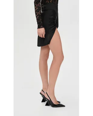 Fleur du Mal シルク ガーター スカート - サムネイル4