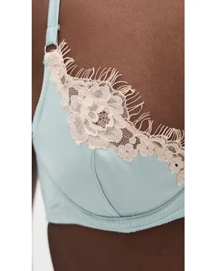 Fleur du Mal ジュリエット レース デミ ブラ フロステッド ミント - サムネイル6