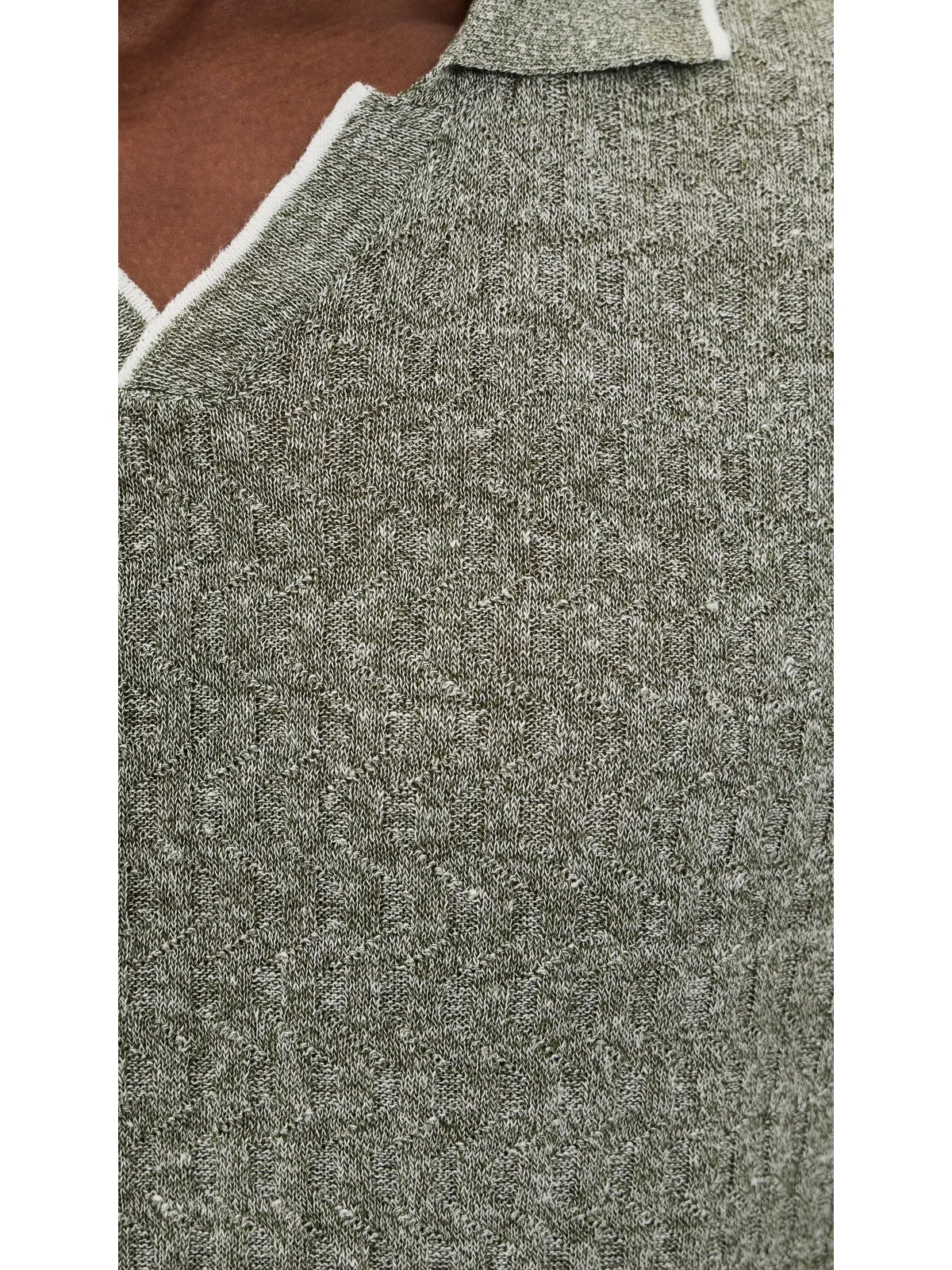 Fedeli イルランド コットンリネン ポロ - 画像6