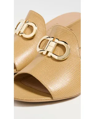 FERRAGAMO レクシー サンダル ライトキャメル/ビスコット - サムネイル6
