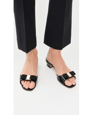 FERRAGAMO バニラ リボン サンダル - サムネイル3