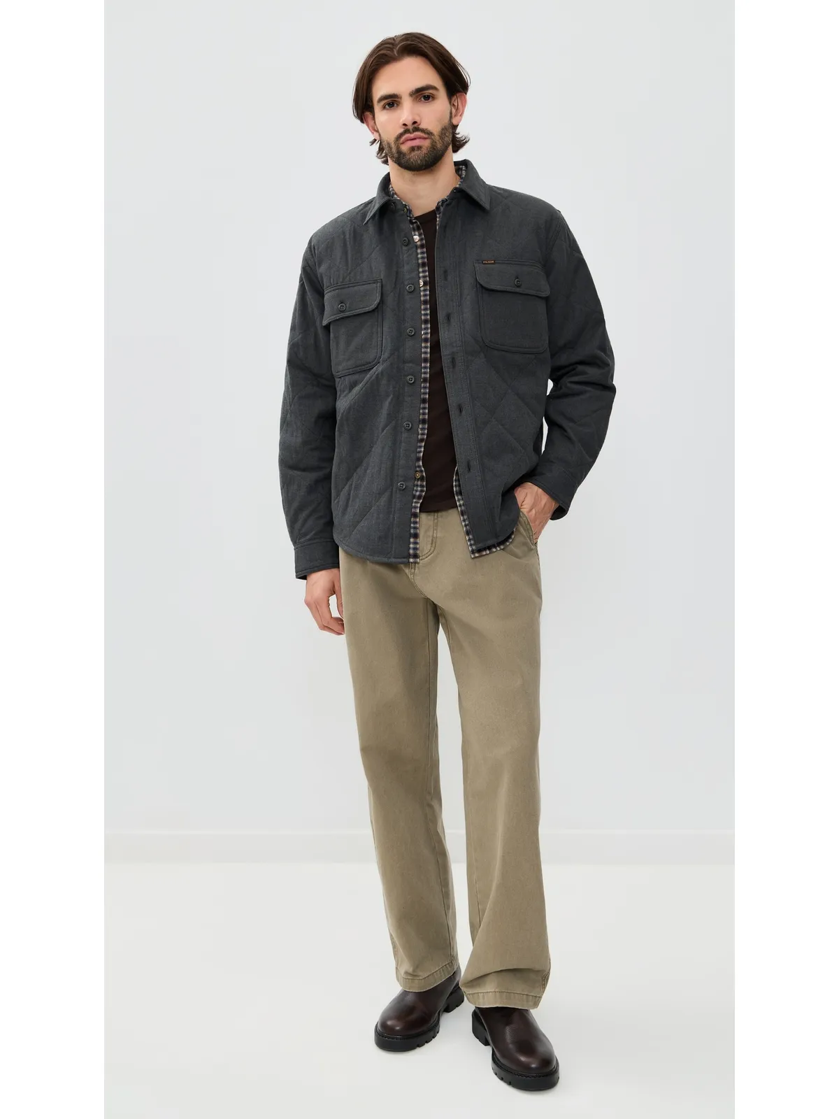 Filson 断熱フランネルシャツジャケット - 画像5