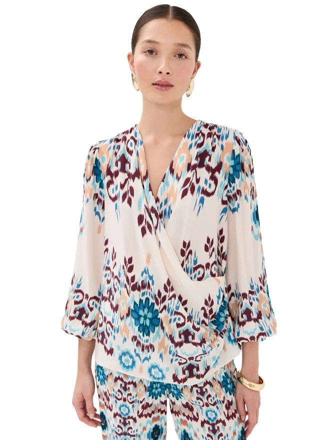 Figue Figue Jocelyn Top Mirage Ikat Biscotti Beige Mの商品画像