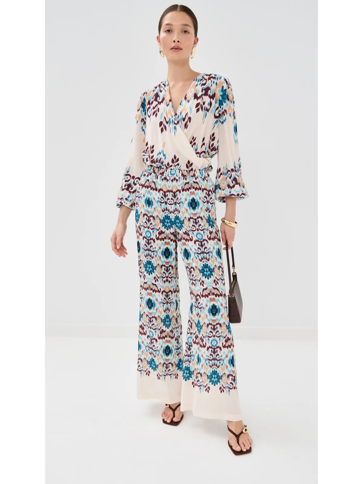 Figue Jocelyn Top Mirage Ikat Biscotti Beige M - 画像5