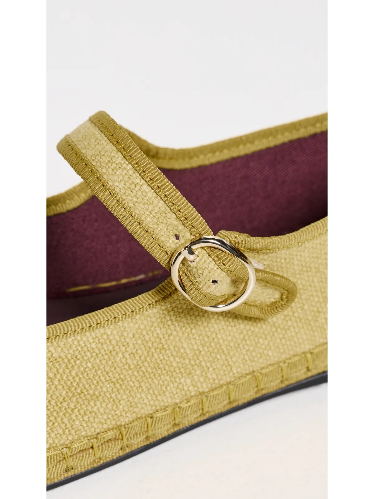 Flabelus Linen Mary Janes Yellow - 画像6