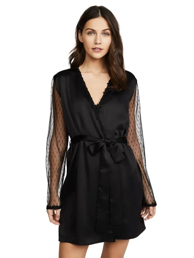 Flora Nikrooz Flora Nikrooz ショーストップ シャルムーズ ローブ レース付きの商品画像