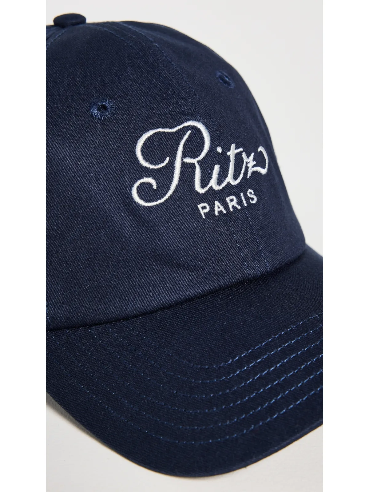 FRAME FRAME x Ritz Paris ベースボールキャップ ネイビー ワンサイズ - 画像5
