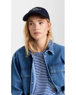 FRAME FRAME x Ritz Paris ベースボールキャップ ネイビー ワンサイズ - サムネイル3